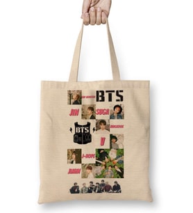 Bts Bangtan Boys Kpop Bez Çanta Uzun Saplı