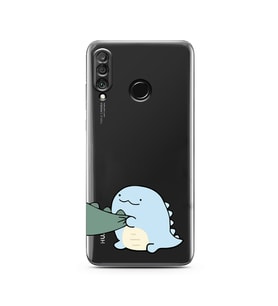 Huawei P30 Lite Uyumlu Baskılı Yumuşak Silikon Şeffaf Telefon Kılıfı