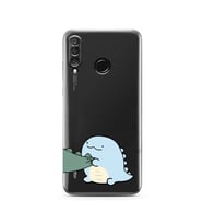 Huawei P30 Lite Uyumlu Baskılı Yumuşak Silikon Şeffaf Telefon Kılıfı