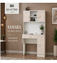 SAMARA KİTAPLIKLI ÇALIŞMA MASASI