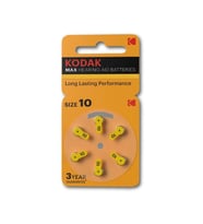 P 10 İşitme Cihaz Pili No 10 6'lı 1 Paket Kodak Kulak Cihazı Pili 6'lı 1 Paket (Beyaz)