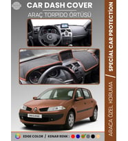 RENAULT MEGANE 2 NAVİGASYONLU BÜYÜK EKRAN (2003-2009) Torpido Örtüsü Ön Göğüs Halı Torpido Koruma
