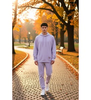 Erkek Kapüşonlu Düşük Kol Uzun Kollu Oversize Kalıp Sweatshirt Fonksiyonel Dayanıklı Rahat