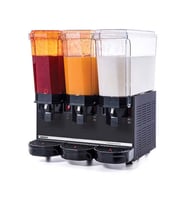 Samixir 60.SSMB Klasik Triple Soğuk İçecek Dispenseri, 20+20+20 L, Fıskiyeli-Fıskiyeli-Karıştırıcılı, Siyah