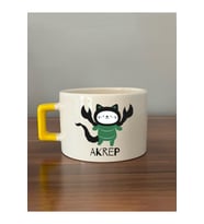 Akrep Burcu ve Onla Alakalı Komik Açıklama Baskılı Sarı Kulplu Prime Kupa Bardak Fincan Mug