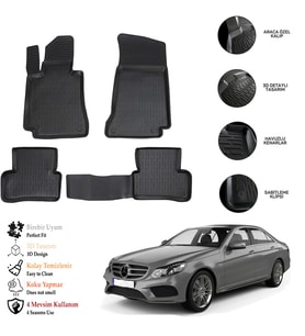 Mercedes E (W212) 2009-2016 3D Havuzlu Paspas OTL