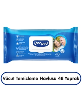 Canped Vücut Temizleme Havlusu 48 Yaprak