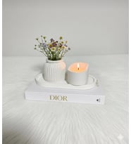 BY Fİİ HOME MODERN KOKULU TAŞ TOZU SET ZARİF OYAABBİLEN TAŞ TOZU