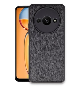 Newface Xiaomi Redmi A3 4G Kılıf Aras Deri Kapak - Siyah