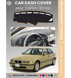 BMW E36 (1990-2000) Torpido Örtüsü Ön Göğüs Koruma Torpido Koruma Araca Özel Kaymaz Kolay Montaj