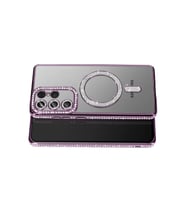Pilelistore   Samsung Galaxy S26 Ultra Joke Simli Magneticsafe Kılıf - Derin Mor