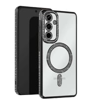 Galaxy A26 Joke Simli Magneticsafe Kılıf - Siyah
