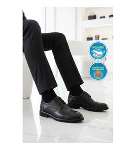 Ayakmod Premium 2075 M Siyah Erkek Klasik Ayakkabı