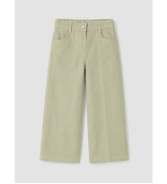 LCW Kids Yeşil Kız Çocuk Gabardin Pantolon
