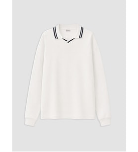 LCW Kids Beyaz Polo Yaka Erkek Çocuk Tişört