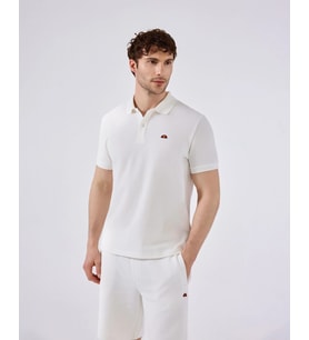 Ellesse 6SM5044-OF Erkek Polo Yaka Tişört - Kırık Beyaz