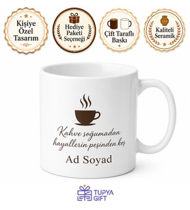 Kahve Molası Bitmesin İsteyenlere Dev Boy Mesai Arkadaşı Kahve Kupası Hediye