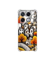 PrintiFy İnfinix Gt20 Pro ile Uyumlu Düşlerin Dansı Serisi Göçebe Şatolar Tasarımlı Uv Baskılı Köşe Korumalı Antişok Kılıf