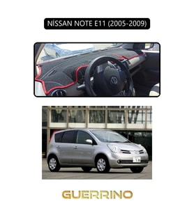 NİSSAN NOTE E11 2005-2009TORPİDO KORUMA HALISI SİYAH KENAR