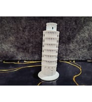 Pizza Kulesi 3D Maket Model Dekor Biblo Pisa Tower 14 x 6.5 x 6.5 cm