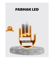 Mey İthalat® 176 LED’li Amber Trafik Uyumlu Sinyal Işığı – El Hareketiyle Kontrol