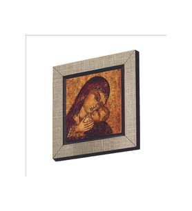 İsa ve Meryem Görseli Baskılı MDF Magnet 7X7