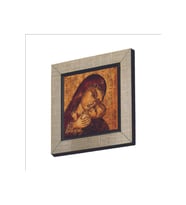 İsa ve Meryem Görseli Baskılı MDF Magnet 7X7
