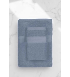 2 Parça Battal Lüks Premium Banyo Spa Havlu Takımı 90x160 Cm İndigo