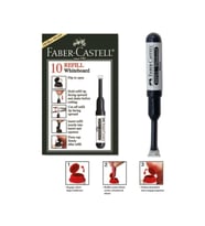 Faber-Castell Tahta Kalem Mürekkebi W20 Siyah 25 43 99 (10 Lu Kutu)