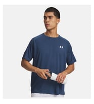 UNDER ARMOUR Ua Tech Textured Mavi Erkek T-Shirt 1382796-498