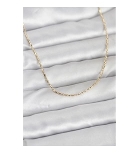 Mey İthalat® CM 14K Gold Renk Zincirli 60 cm Kadın Kolye