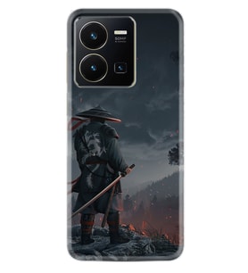 Vivo Y22 Kılıf Silikon Desen Özel Seri Warrior 1653