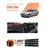 RENAULT 21 MANAGER (1990-1996) Uyumlu Torpido Koruma Örtüsü Oto Kılıfı - Siyah