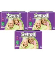 Actual Yetişkin Bezi Bel Bantlı XL - Ekstra Büyük - Extra Large 90 Adet (3PK*30)