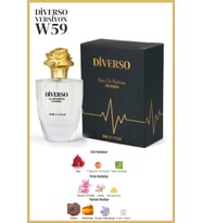 DİVERSO W59 KADIN PARFÜM EDP 50 ML AMBER & ÇİÇEKSİ  T.C. Sağlık Bakanlığı ÜTS KAYITLI