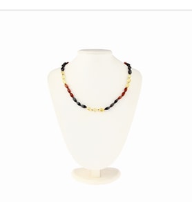 Kehribar Doğaltaş Kolye 6 mm, M427