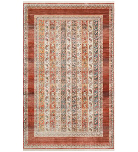Bespoky Eberndorf Mavi Patchwork Pamuklu El Dokuması Alan Halısı