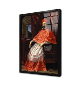Kardinal Roberto Ubaldino Guido Reni Çerçeveli Cam Tablo