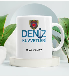 Deniz Kuvvetleri Kupa Bardak Beyaz
