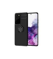 Samsung Galaxy S21 Ultra Uyumlu Kılıf Zore Ravel Silikon Kapak (Siyah)