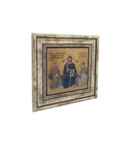 Ayasofya Deesis Mozaiği Baskılı Taş Tablo 25X25