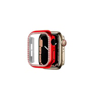 Apple Watch 40mm Uyumlu Zore Watch Gard 05 Sert PC Koruyucu (Kırmızı)