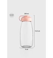Renga Milky Kids 250 ml Cam Şişe 181011 Fuşya (Pastel Pembe)