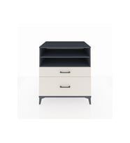 Kronos Şifonyer 2 Raflı 2 Çekmeceli 88x59x96 Antrasit-Aytaşı