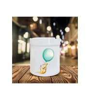 Uçan Balon Ve Kanguru Temalı Seramik Küllük