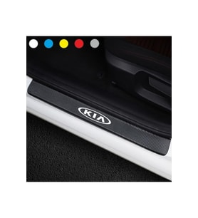 Kia İçin Uyumlu Aksesuar Oto Kapı Eşiği Sticker Karbon 4 Adet