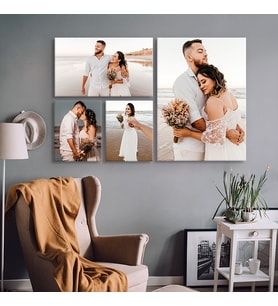 Premium Kişiye Özel 3 Adet Metal Poster Tablo Full Hd Kalite Baskı 20x30 cm