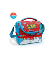 CORAL HIGH 37209 KIDS KIRMIZI MAVİ ASTRONOT UZAY DESENLİ THERMO İKİ KATLI BESLENME ÇANTASI