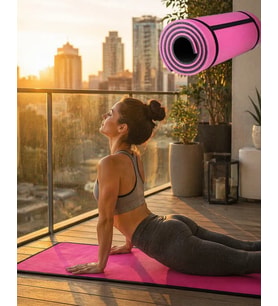 Northcity 10mm Egzersiz Matı - Pilates ve Yoga İçin Kaymaz, Konforlu ve Hijyenik Spor Malzemesi