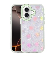 iPhone 16 Lumi Desenli Kapak - Yeşil